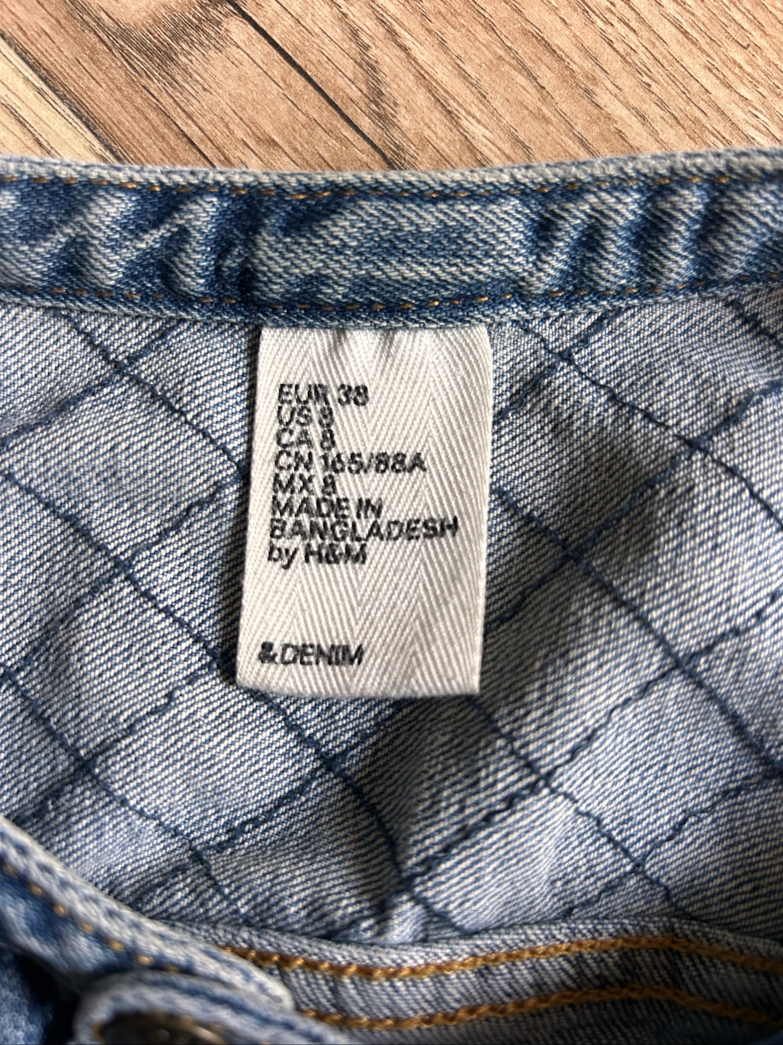 Perfecto style / bi-material denim jacket H&M – photo 3